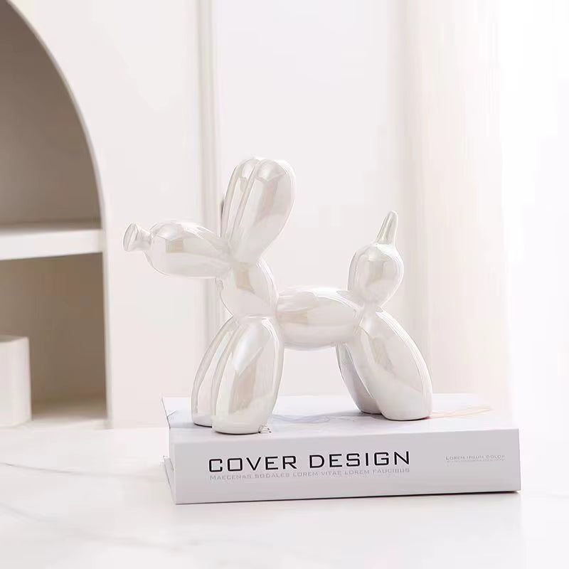Mini Ceramic Dog Balloon
