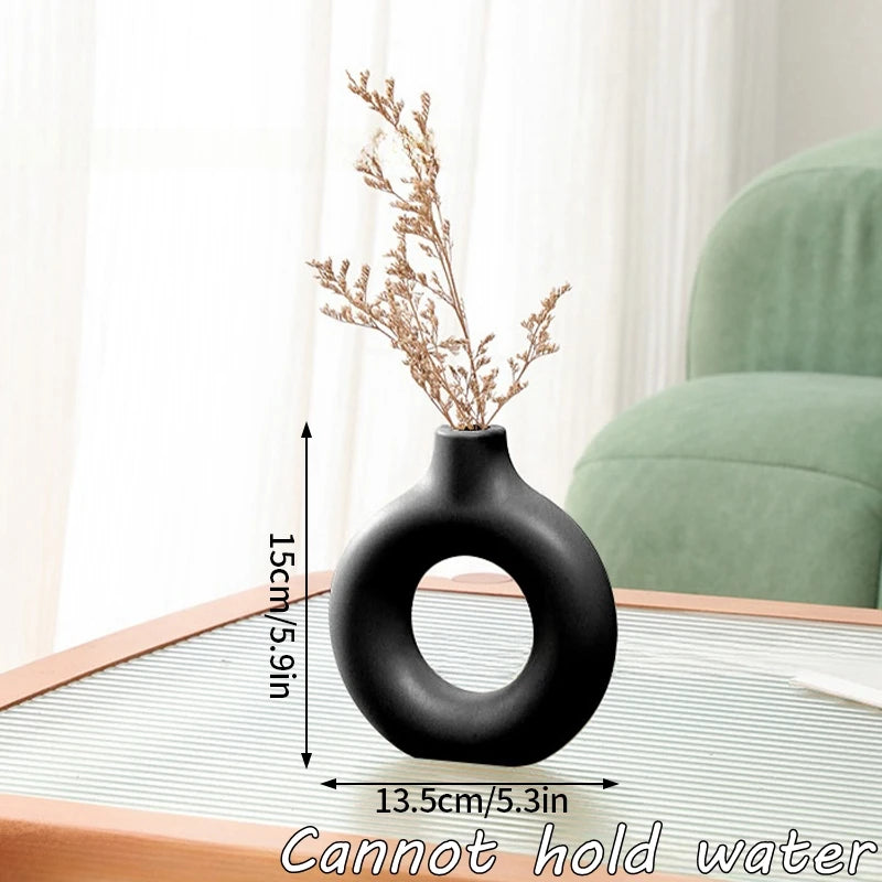 Plastic Pure White Vase