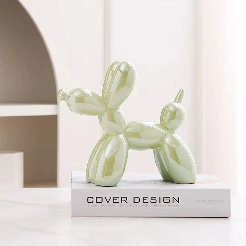 Mini Ceramic Dog Balloon