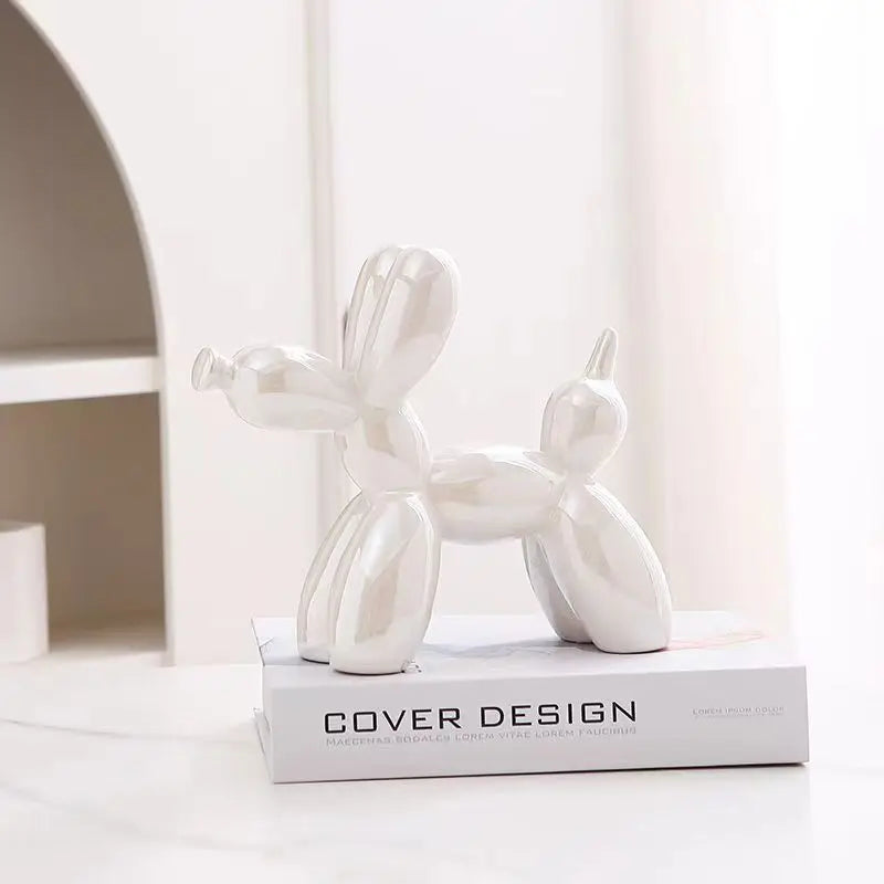 Mini Ceramic Dog Balloon