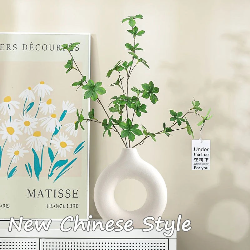 Plastic Pure White Vase