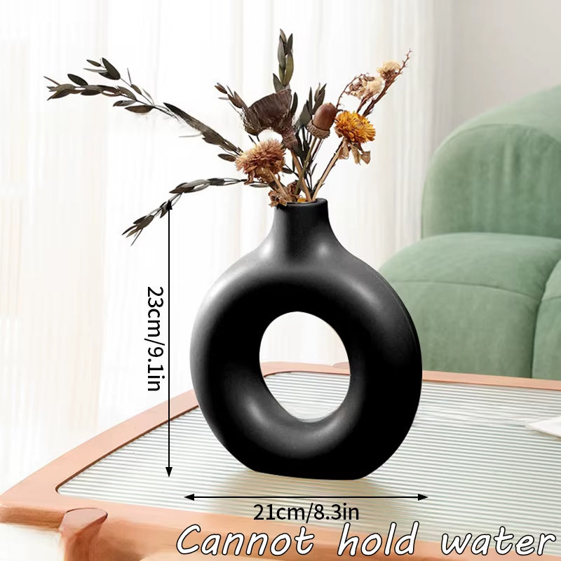 Plastic Pure White Vase
